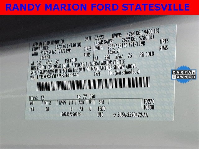 2023 Ford Transit-350 XLT