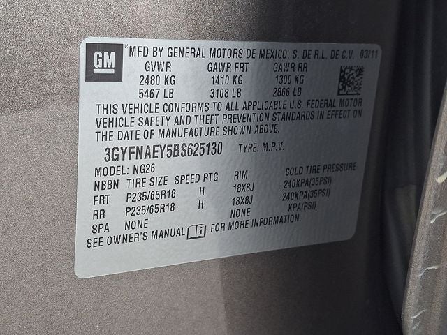 2011 Cadillac SRX Luxury