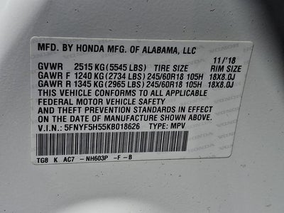 2019 Honda Pilot EX-L
