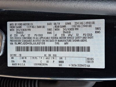 2020 Lincoln Corsair Reserve