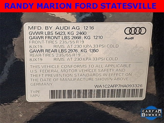 2017 Audi Q5 2.0T Premium quattro