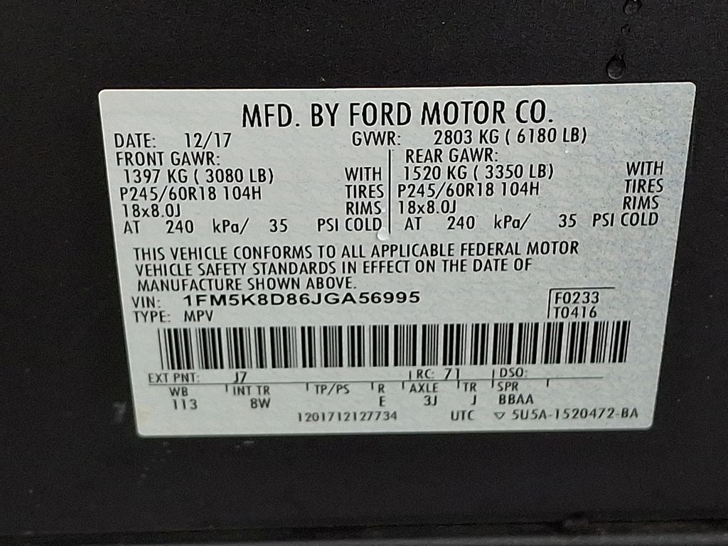 2018 Ford Explorer XLT