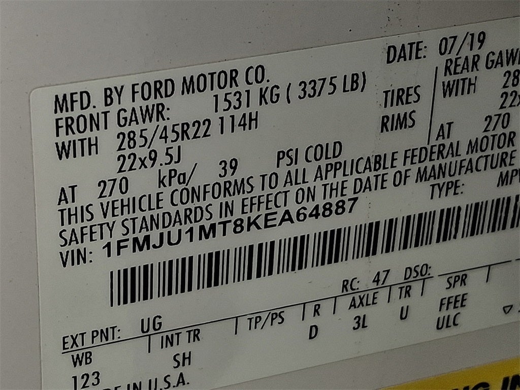 2019 Ford Expedition Platinum