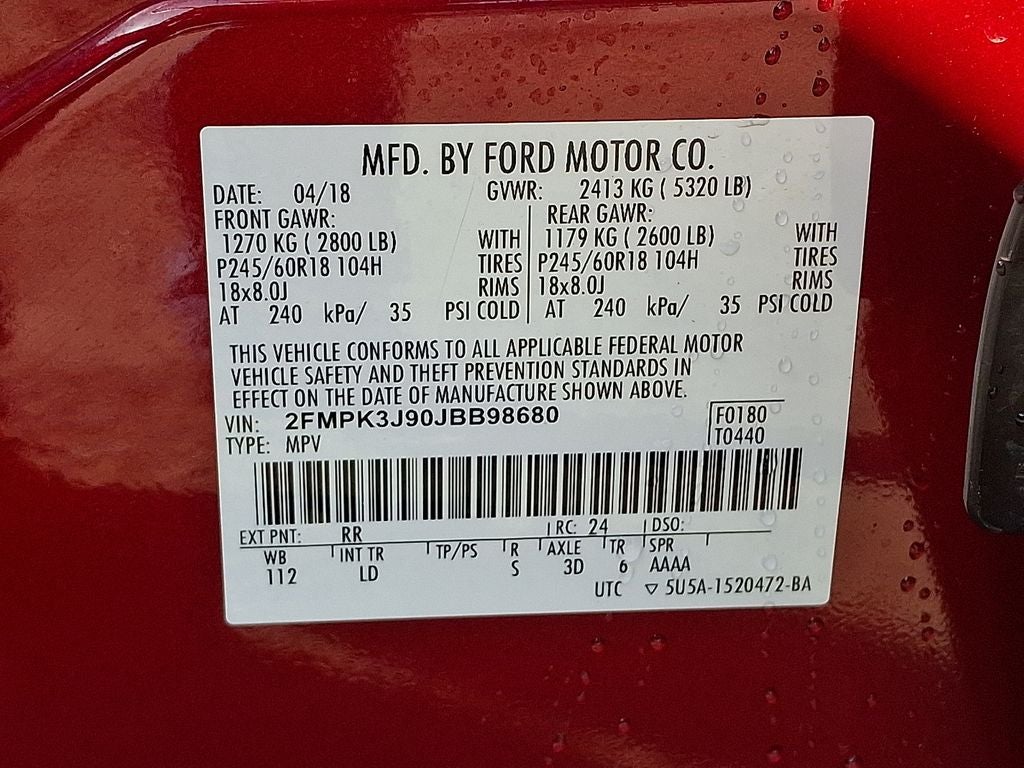 2018 Ford Edge SEL