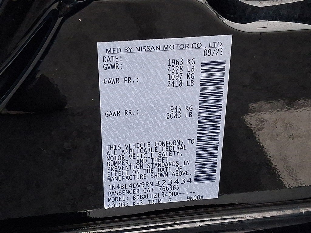 2024 Nissan Altima SV FWD