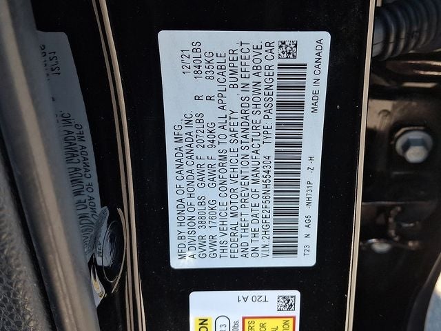 2022 Honda Civic Sport