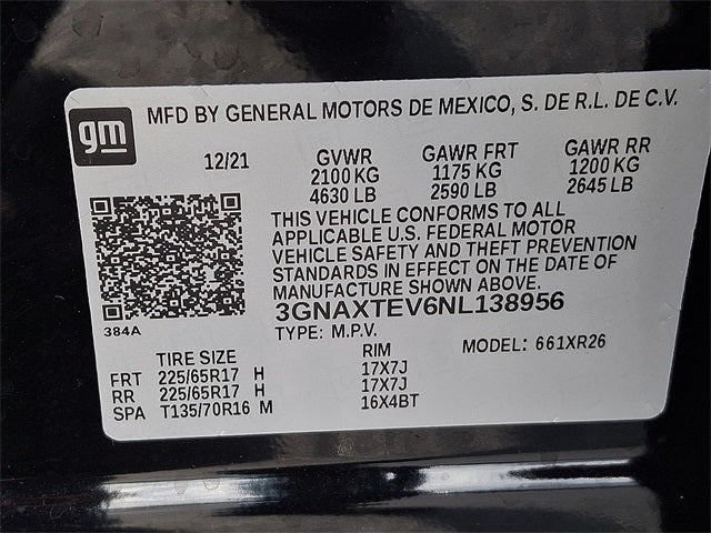 2022 Chevrolet Equinox LT