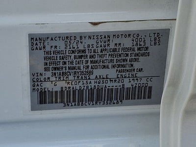 2024 Nissan Sentra SV