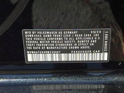 2024 Volkswagen Golf GTI 2.0T S