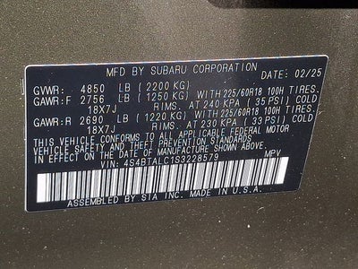 2025 Subaru Outback Onyx Edition