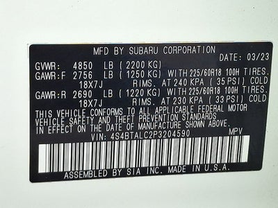 2023 Subaru Outback Onyx Edition