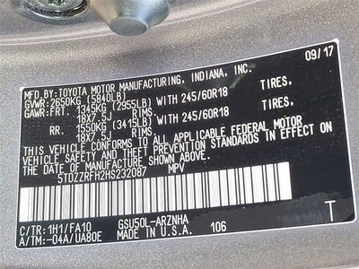 2017 Toyota Highlander LE Plus