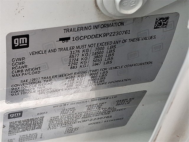 2023 Chevrolet Silverado 1500 LT