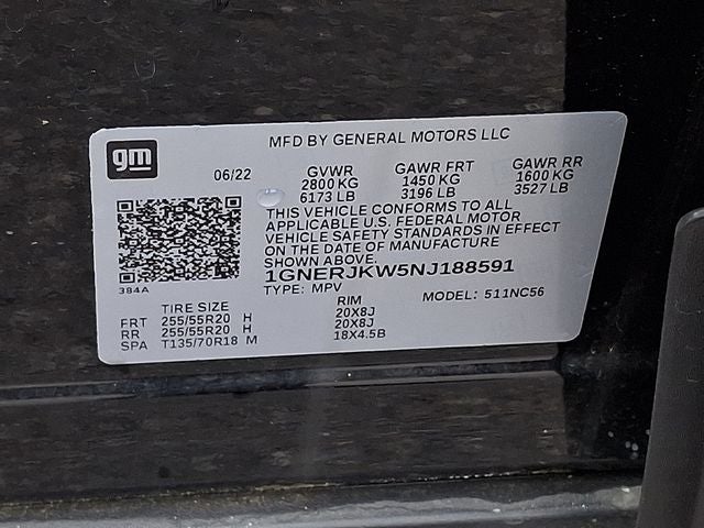 2022 Chevrolet Traverse RS