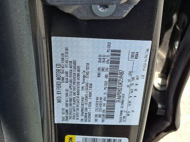 2018 Ford Fusion SE