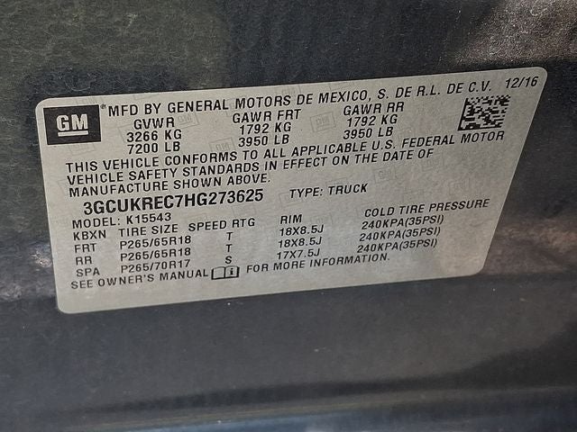 2017 Chevrolet Silverado 1500 LT LT1