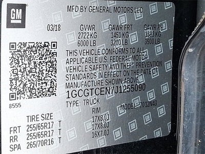 2018 Chevrolet Colorado 4WD LT