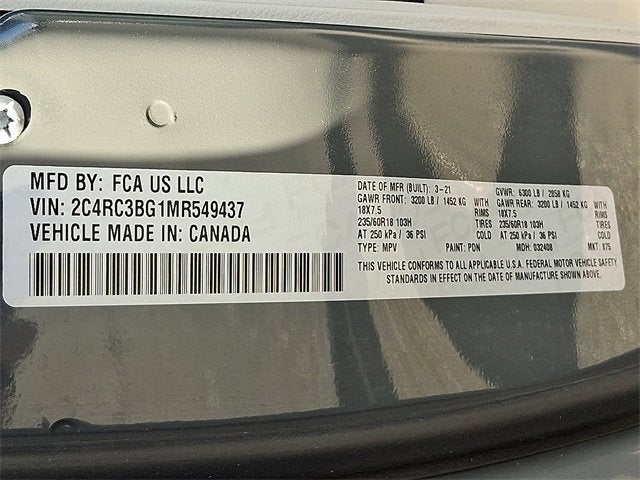 2021 Chrysler Pacifica Touring L