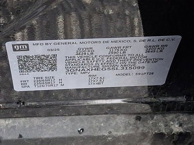 2025 Chevrolet Equinox LT