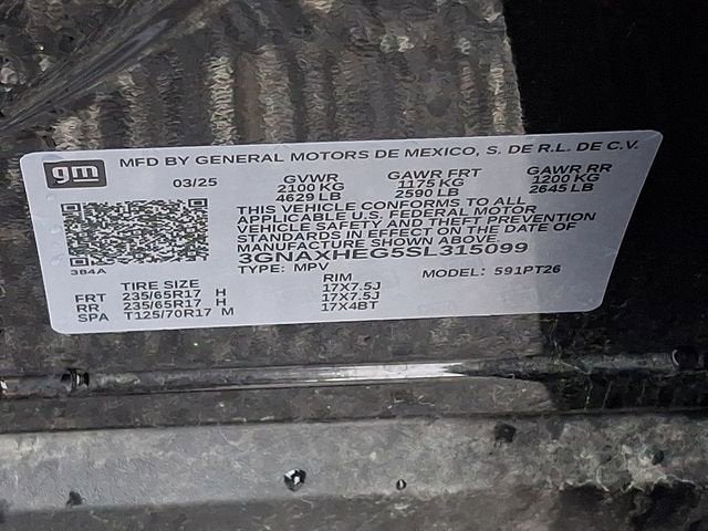 2025 Chevrolet Equinox LT