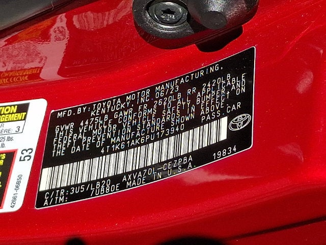 2023 Toyota Camry XSE