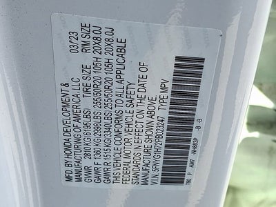 2023 Honda Pilot Touring