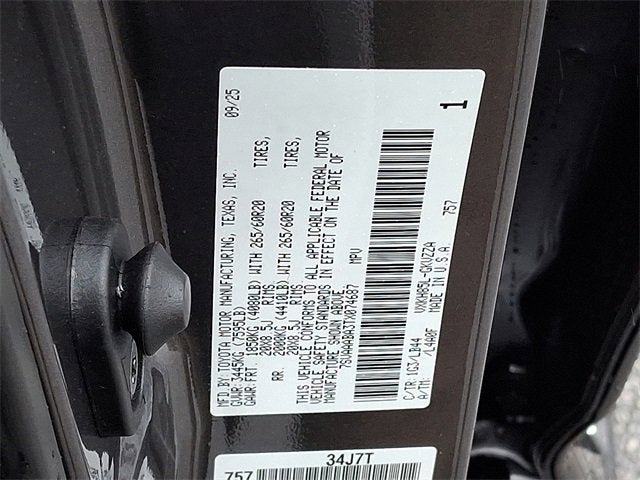 2026 Toyota Sequoia SR5