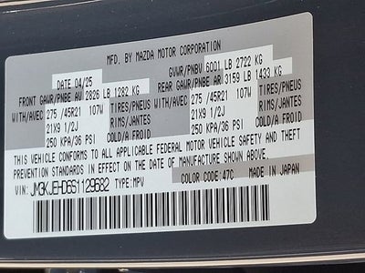 2025 Mazda Mazda CX-70 3.3 Turbo Premium Plus Package