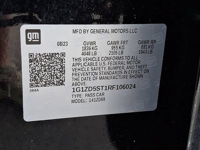 2024 Chevrolet Malibu 1LT