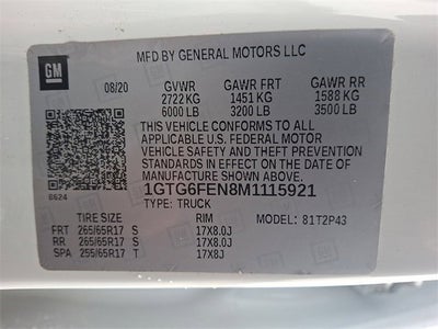 2021 GMC Canyon AT4 - Leather