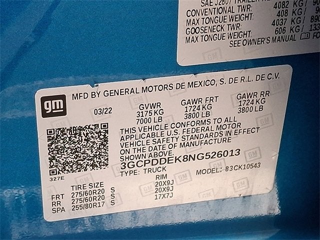 2022 Chevrolet Silverado 1500 LT