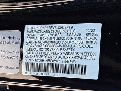 2023 Honda Pilot 2WD EX-L 8 Passenger