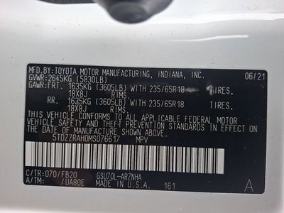 2021 Toyota Highlander LE