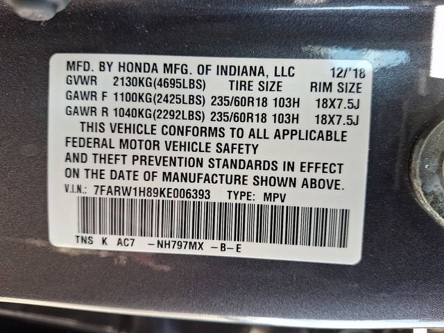 2019 Honda CR-V EX-L