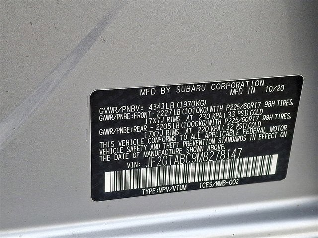 2021 Subaru Crosstrek 5DR CVT