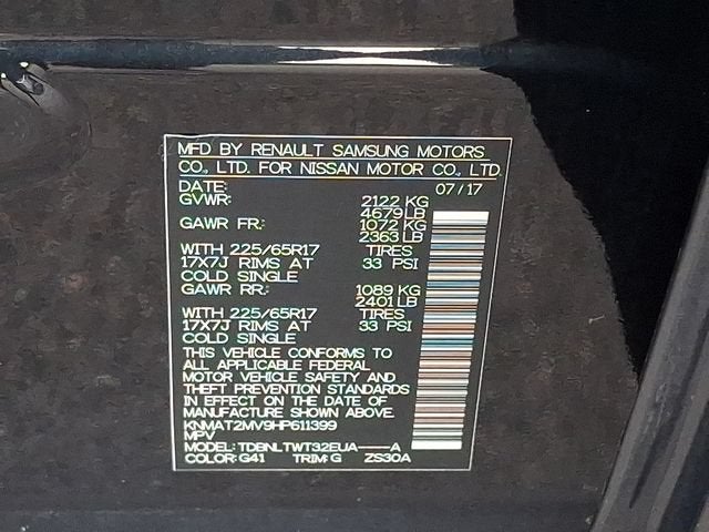 2017 Nissan Rogue SV