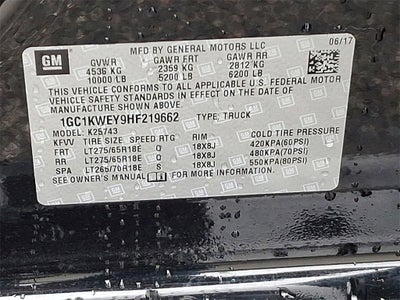 2017 Chevrolet Silverado 2500 HD LTZ