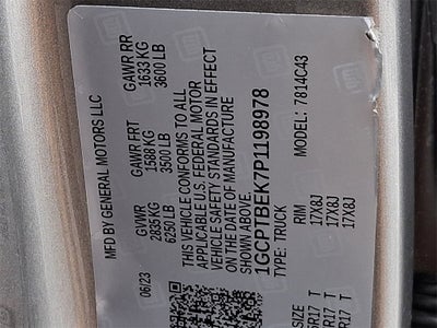 2023 Chevrolet Colorado WT