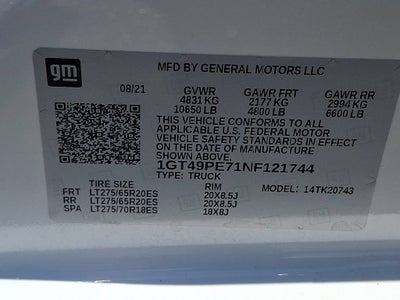 2022 GMC Sierra 2500 HD AT4