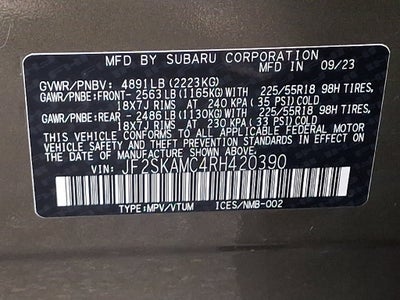 2024 Subaru Forester Touring