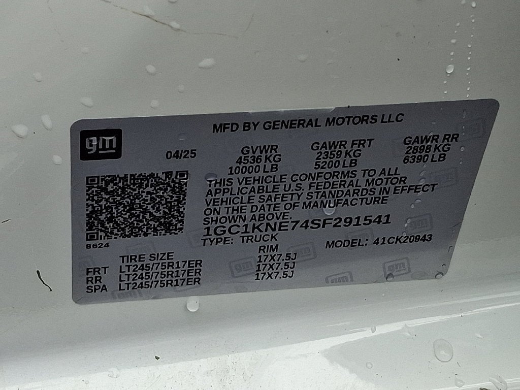 2025 Chevrolet Silverado 2500HD LT