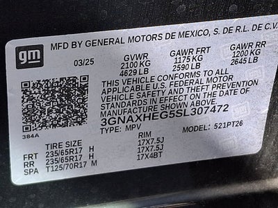 2025 Chevrolet Equinox LT