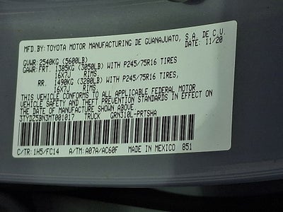 2021 Toyota Tacoma SR5 V6