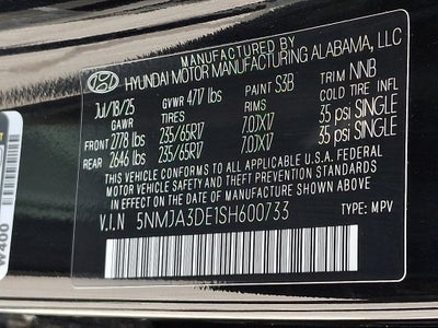 2025 Hyundai Tucson SE