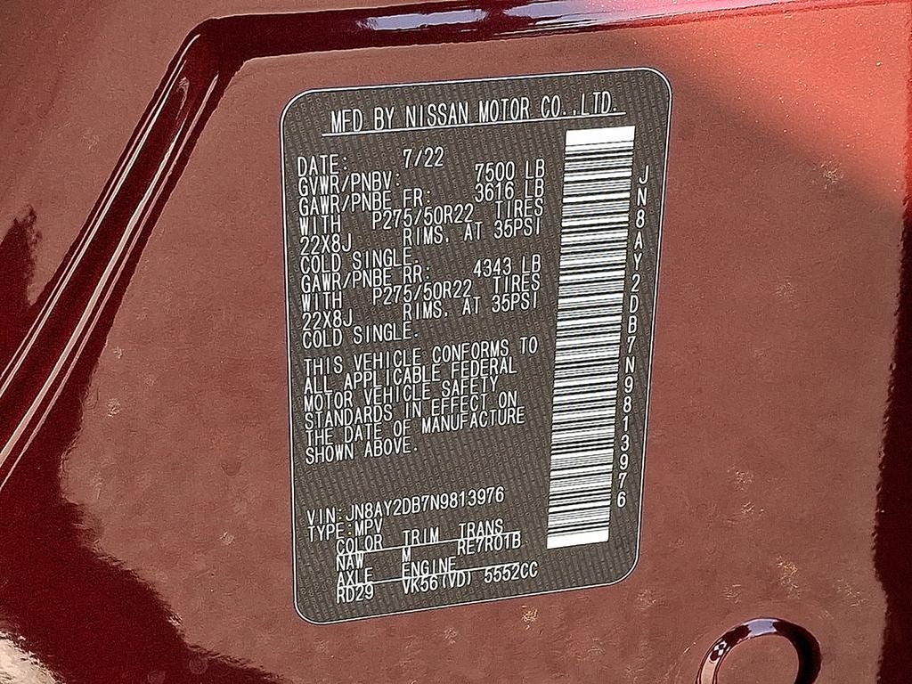 2022 Nissan Armada Platinum