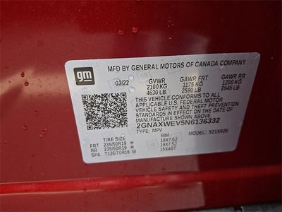 2022 Chevrolet Equinox AWD RS